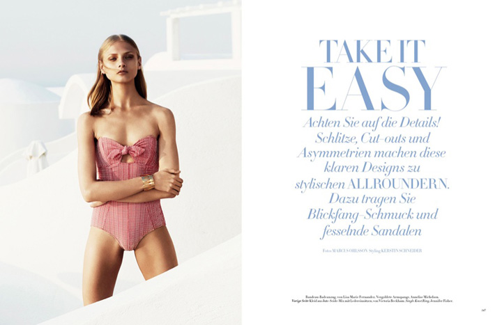 Anna Selezneva《Harper’s Bazaar》德國版2015年6/7月號