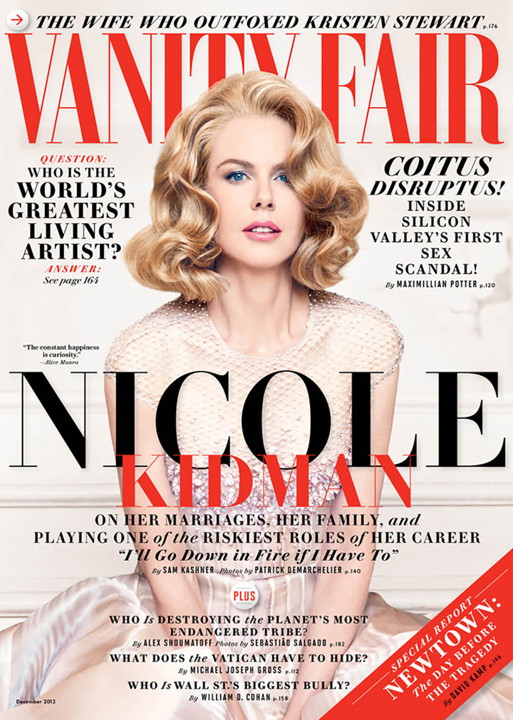 Nicole Kidman《Vanity Fair》雜志2013年12月號(hào)