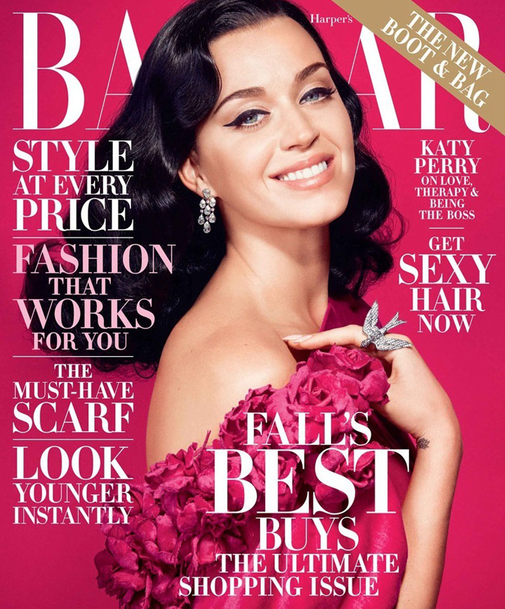 Katy Perry《Harper’s Bazaar》美國版2014年10月號