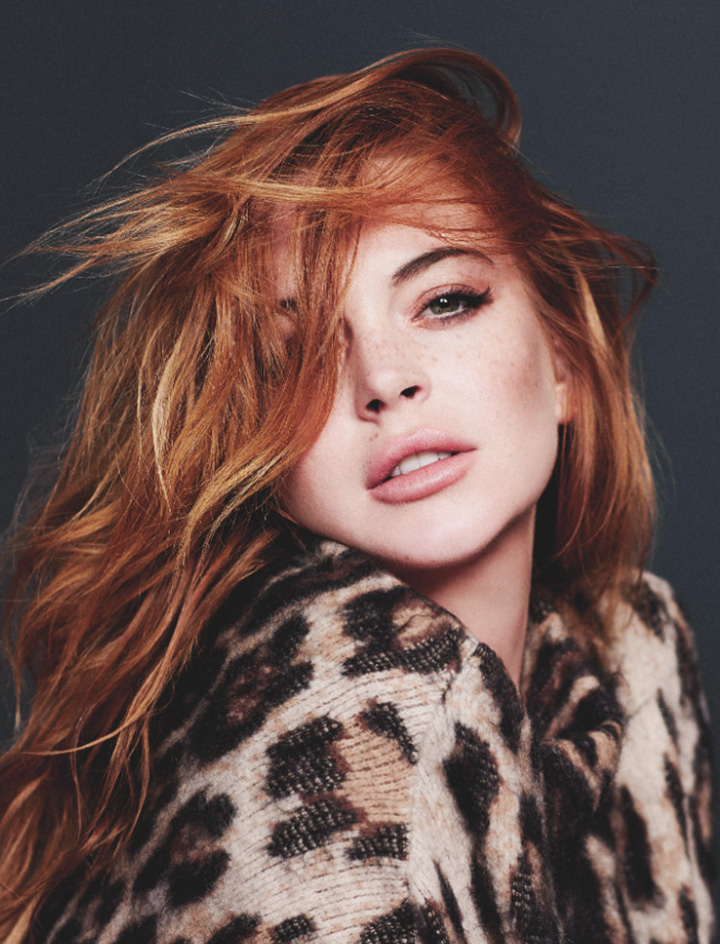 Lindsay Lohan《Wonderland》2014年10月號