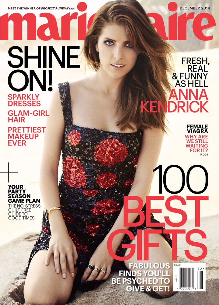 Anna Kendrick《Marie Claire》2014年12月號(hào)