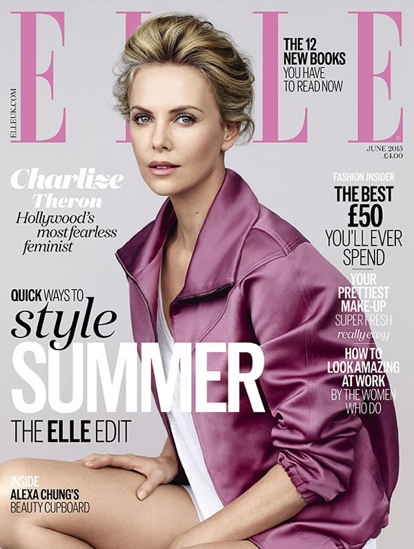 Charlize Theron《Elle》英國版2015年6月號(hào)