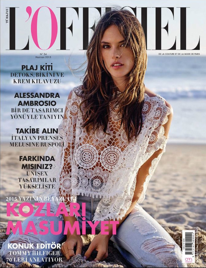 Alessandra Ambrosio《L’Officiel》土耳其版2015年6月號