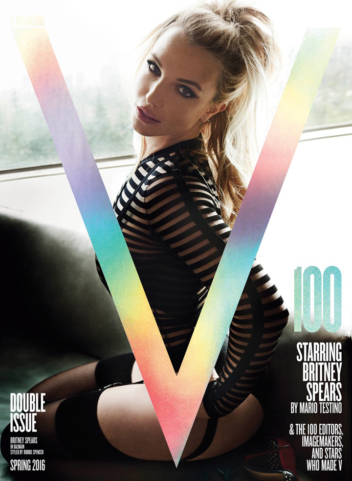 Britney Spears《V》雜志第100期