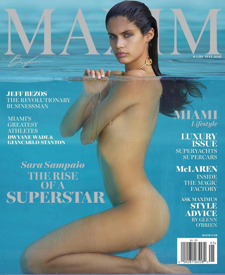 Sara Sampaio《Maxim》雜志2016年5月號