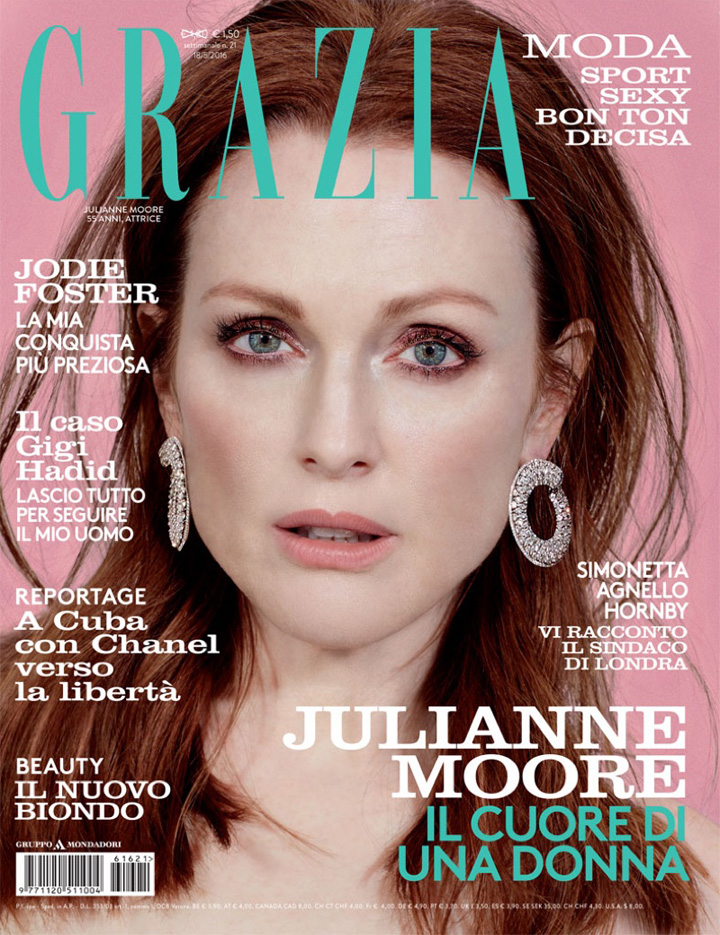 Julianne Moore《Grazia》意大利版2016年5月號