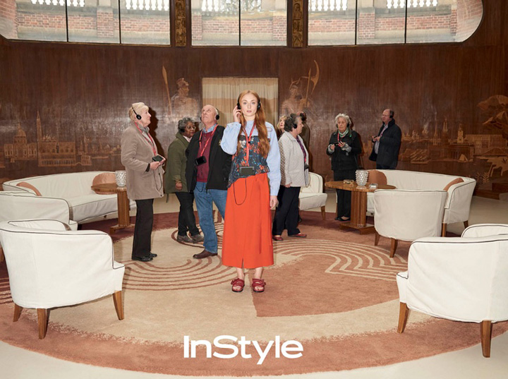 Sophie Turner《InStyle》英國(guó)版2016年7月號(hào)