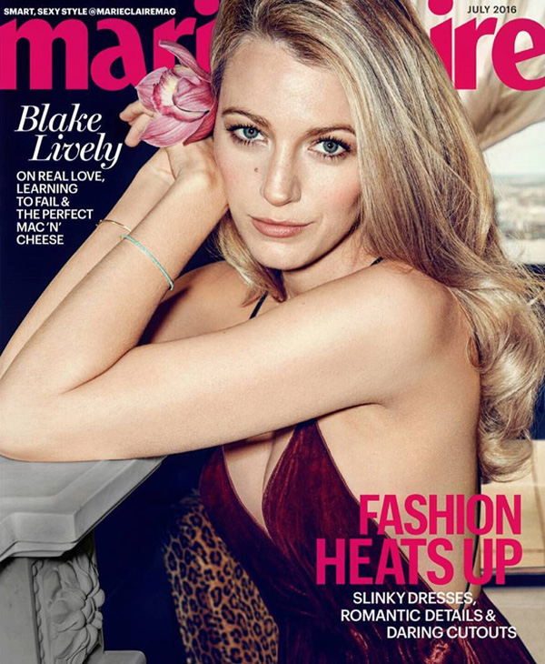 Blake Lively《Marie Claire》美國(guó)版2016年7月號(hào)