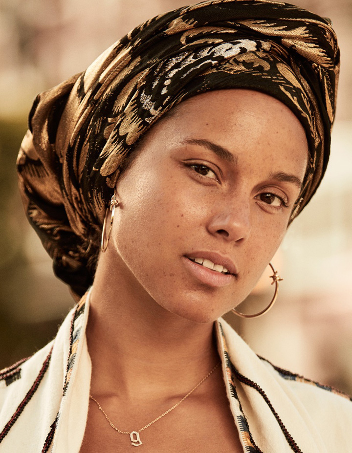 Alicia Keys《Grazia》法國版2016年8月號