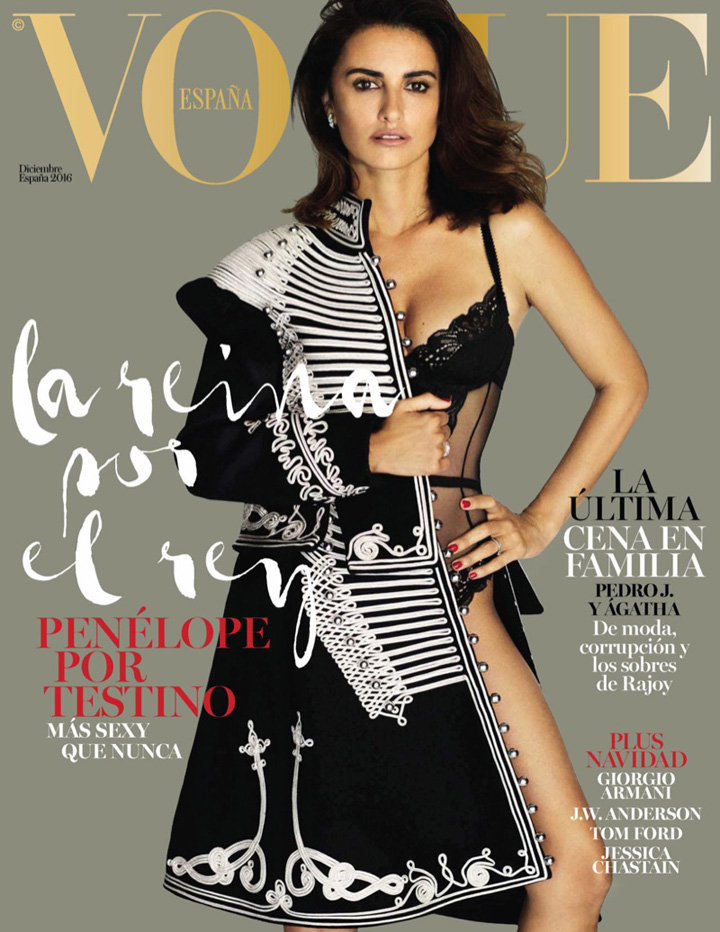 Penelope Cruz《Vogue》西班牙版2016年12月號(hào)