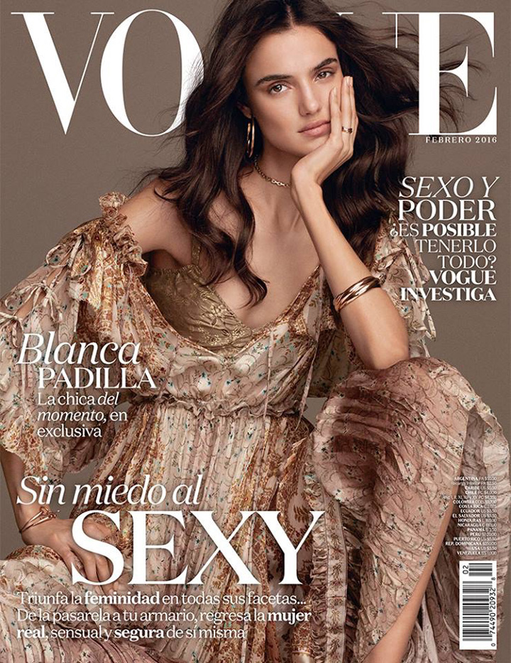 Blanca Padilla《Vogue》墨西哥版2016年2月號