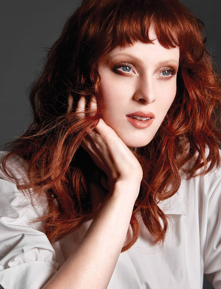 Karen Elson《Harper’s Bazaar》新加坡版2016年3月號(hào)