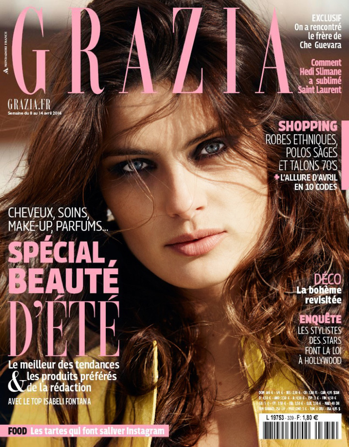 Isabeli Fontana《Grazia》法國版2016年4月號