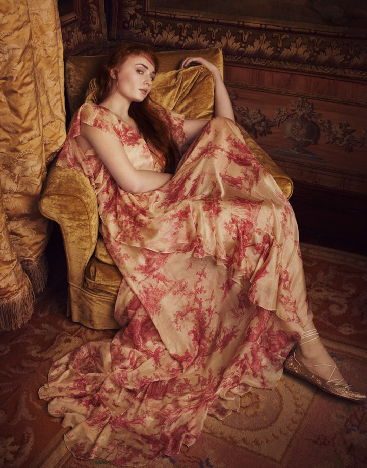 Sophie Turner《The Edit》雜志2016年4月號(hào)