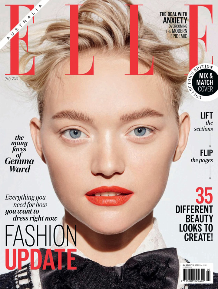 Gemma Ward《Elle》澳大利亞版2016年7月號(hào)