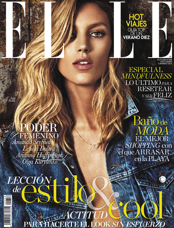 Anja Rubik《Elle》西班牙版2016年7月號(hào)