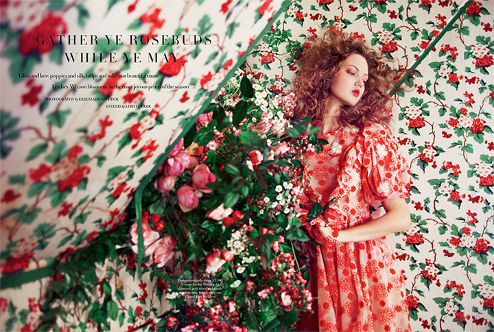 Lindsey Wixson《Harper’s Bazaar》英國(guó)版2017年5月號(hào)