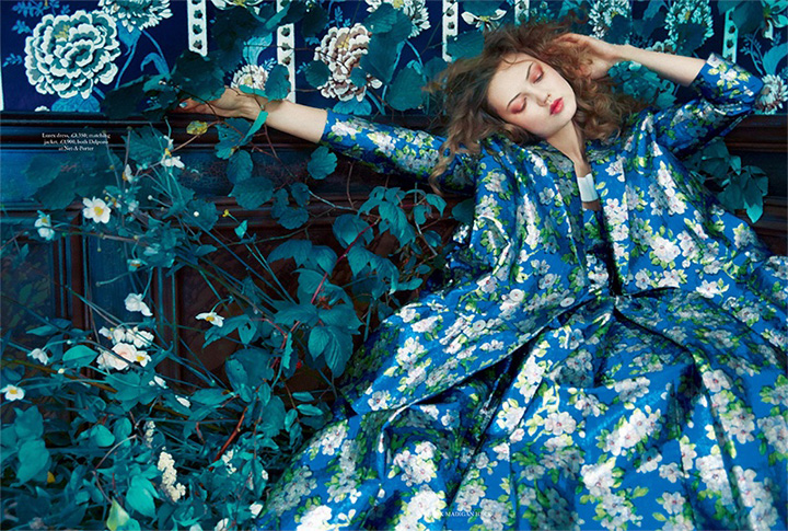 Lindsey Wixson《Harper’s Bazaar》英國版2017年5月號(hào)