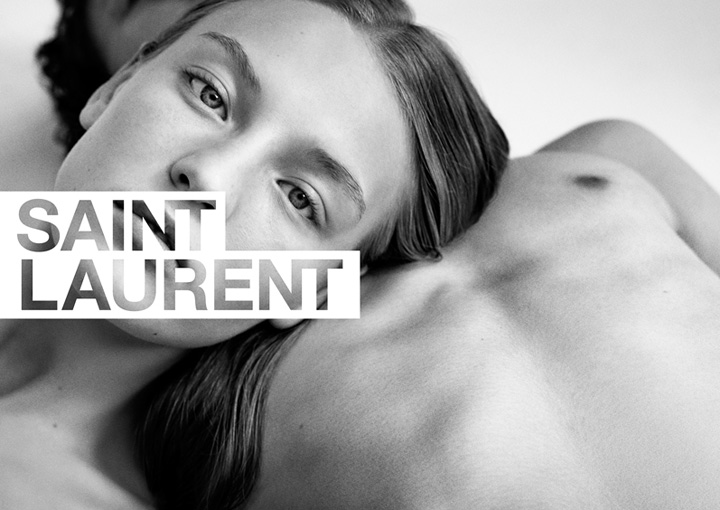 Saint Laurent 最新黑白時尚大片曝光