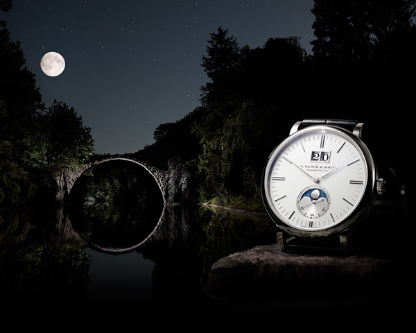 朗格Saxonia Moon Phase：薩克森迷人月色