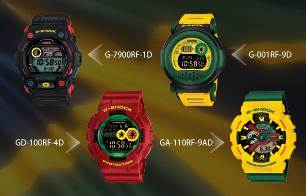 G-SHOCK推出全新系列表款Rastafarian Pack，極具牙買加民族風(fēng)格特色