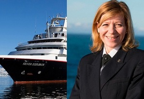 超級豪華郵輪集團(tuán)Silversea Cruises 宣布委任Margrith Ettlin為首位女性船長