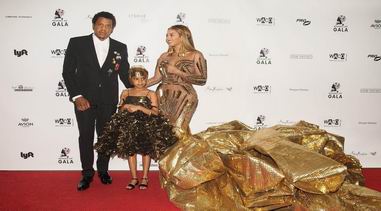 碧昂絲Beyonce欽點中國設計師楊子ANNAKIKI為愛女Blue Ivy設計紅毯禮服