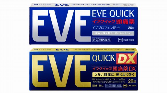 年末工作壓力大而頭痛？EVE QUICK頭痛藥來幫你！