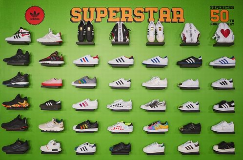 阿迪達(dá)斯攜手天貓超級品牌日，見證經(jīng)典鞋款 Superstar 50 周年創(chuàng)變