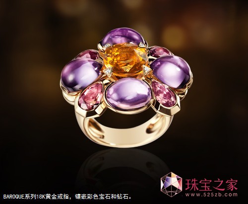 Chanel奢華珠寶戒指Baroque系列（Baroque Ring Collection of Chanel's Fine Jewelry），