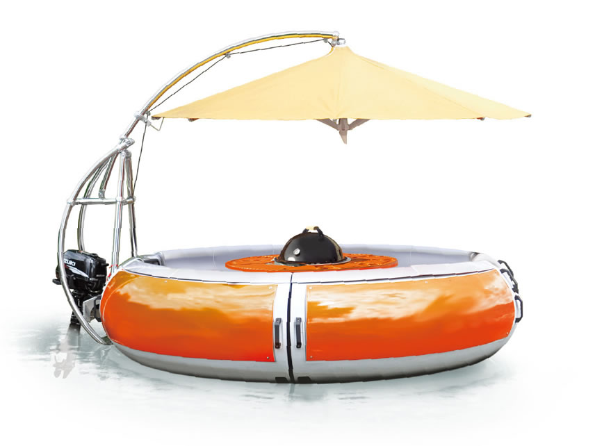 Hammacher Schlemmer燒烤餐飲船Barbeque Dining Boat