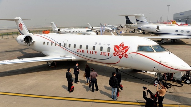 中一航空“挑戰(zhàn)者850”公務(wù)機亮相亞洲商務(wù)航空展（ABACE 2012）