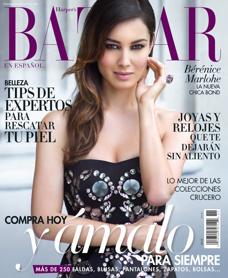 Bérénice Marlohe《Harper’s Bazaar》西語版2012年11月號