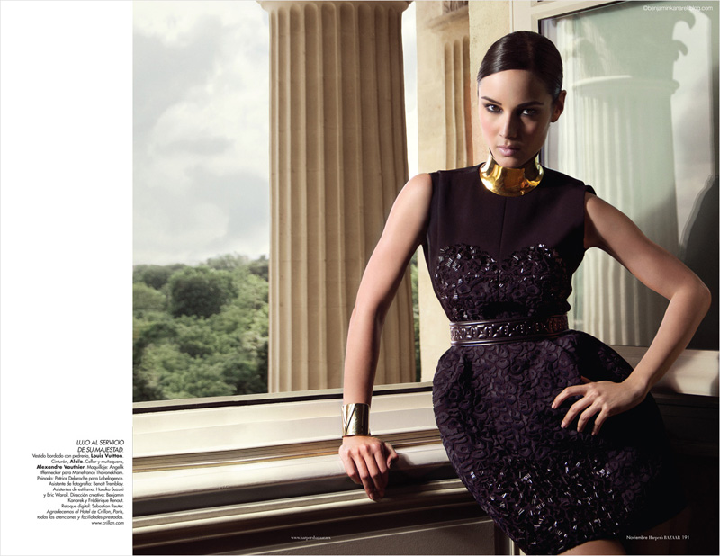 Bérénice Marlohe《Harper’s Bazaar》西語版2012年11月號