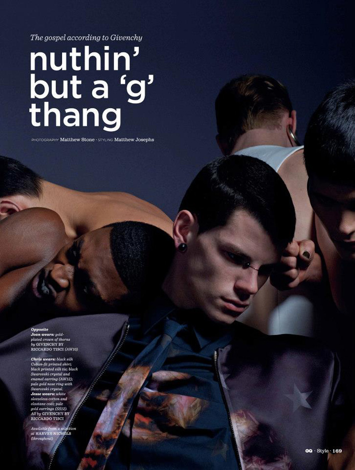 Givenchy《GQ Style》2013春夏刊時尚大片